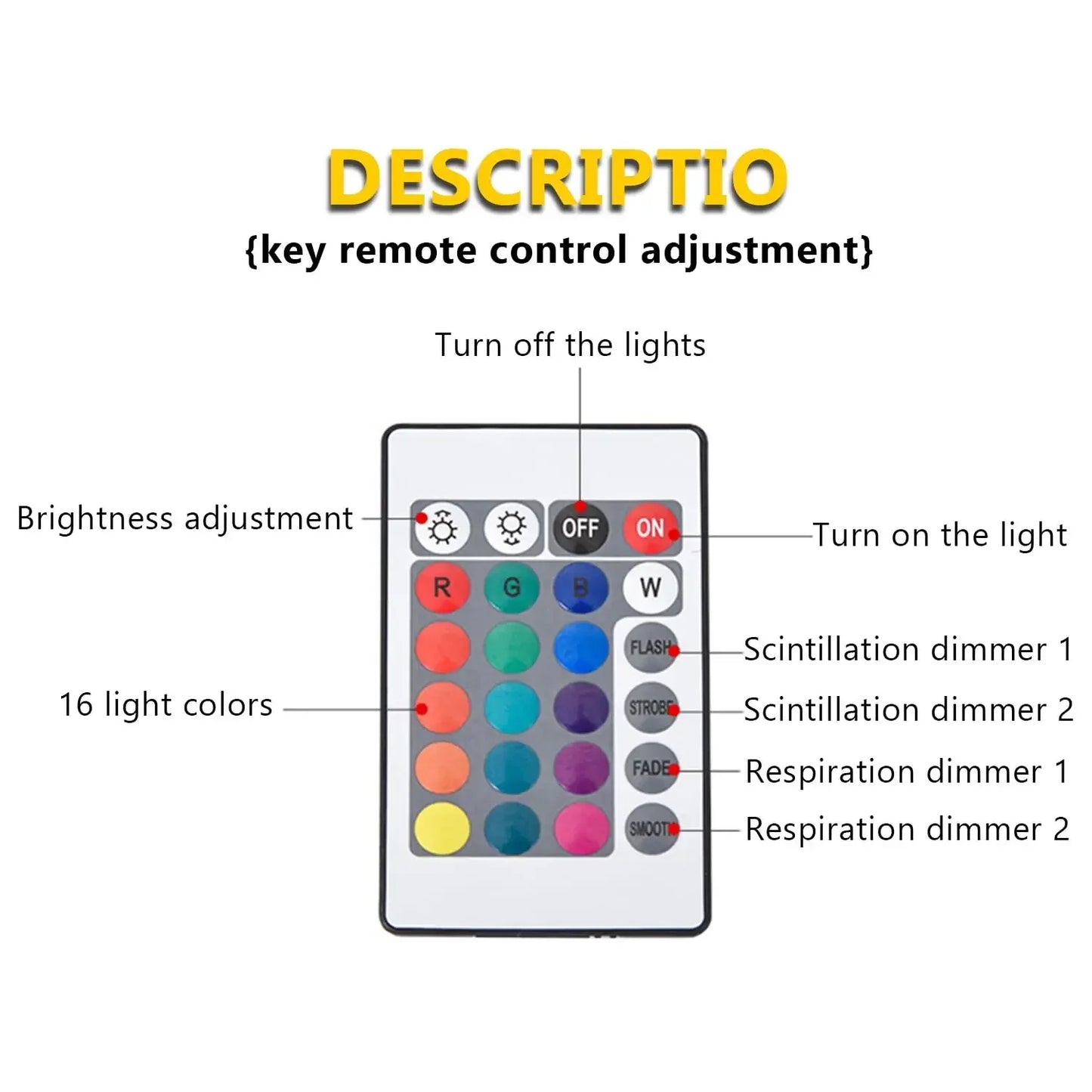 Projecteur de vagues océaniques 16 couleurs, lampe de nuit Aurora Glow pour la maison, le bureau, le bar, le restaurant, projecteur sous-marin, veilleuse