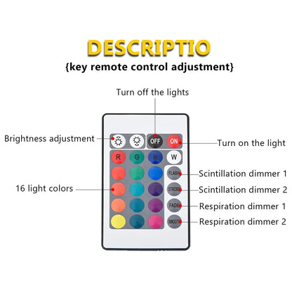 Projecteur de vagues océaniques 16 couleurs, lampe de nuit Aurora Glow pour la maison, le bureau, le bar, le restaurant, projecteur sous-marin, veilleuse