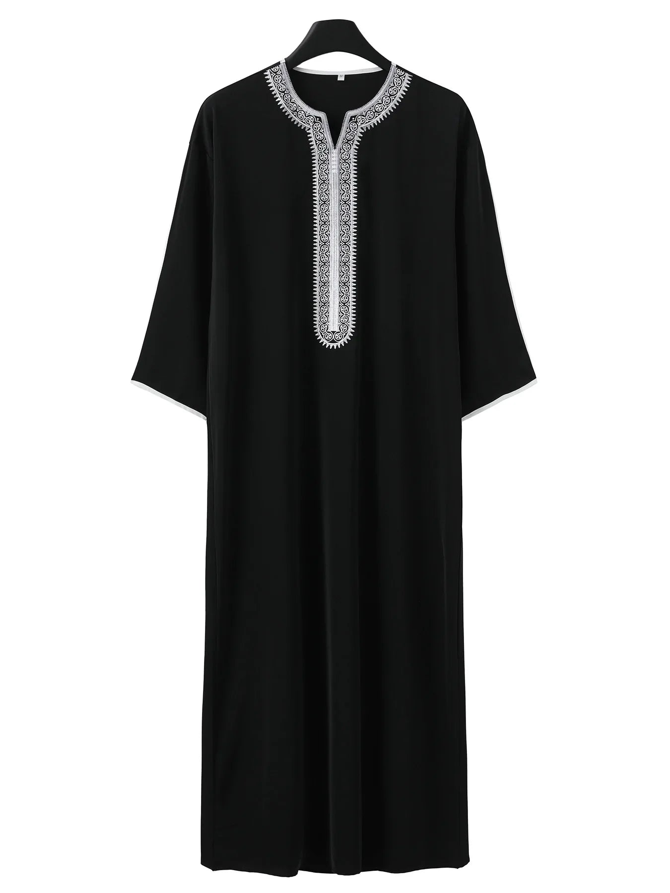 2025 Vêtements musulmans traditionnels pour hommes Eid Moyen-Orient Jubba Thobe Hommes Thobe Robes musulmanes arabes à manches courtes Cadeau pour mari