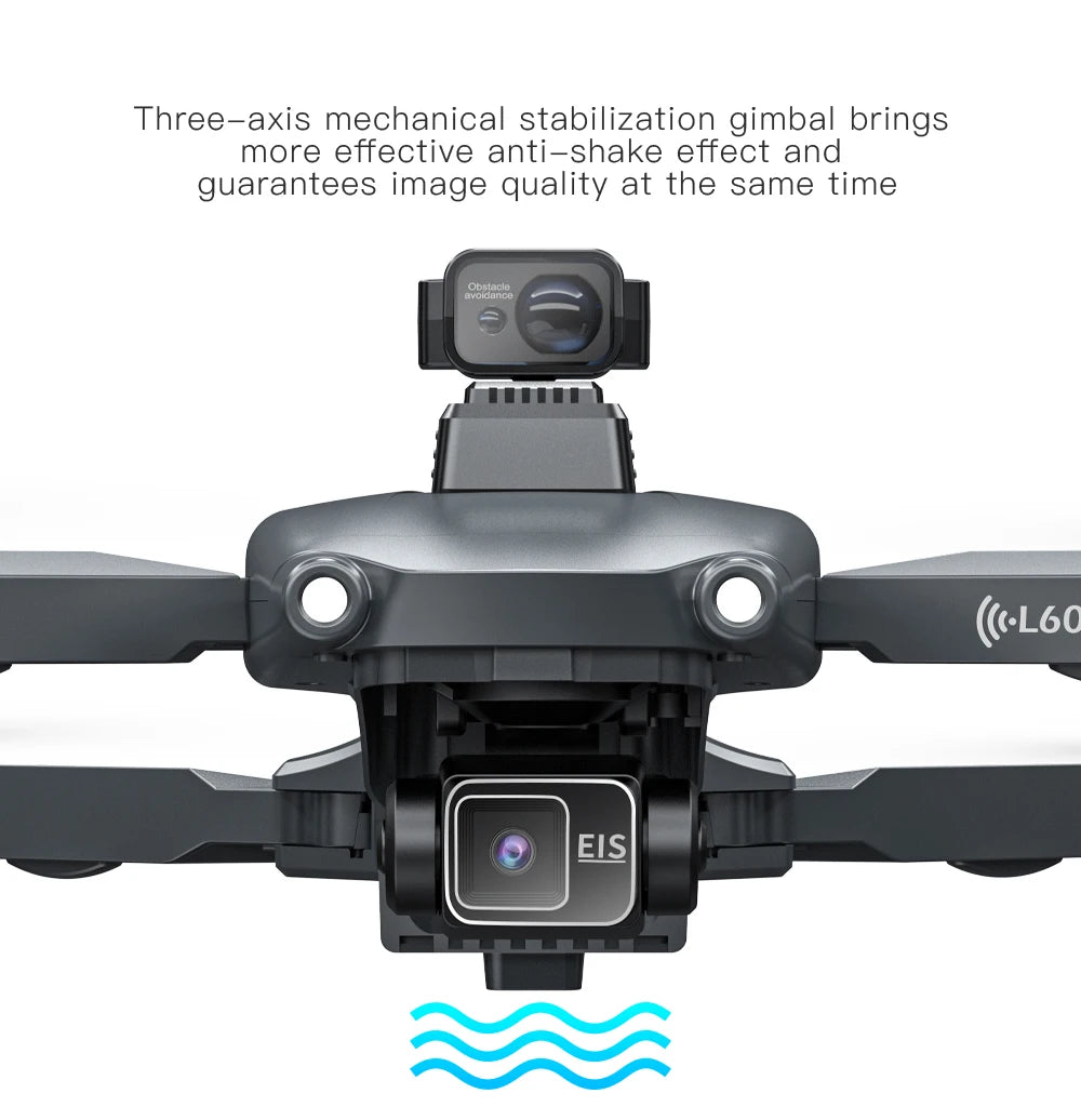 Drone GPS professionnel L600 PRO MAX 4K 3 axes PTZ HD double caméra évitement d'obstacles moteur sans balais 5G WIFI RC Quadcopter