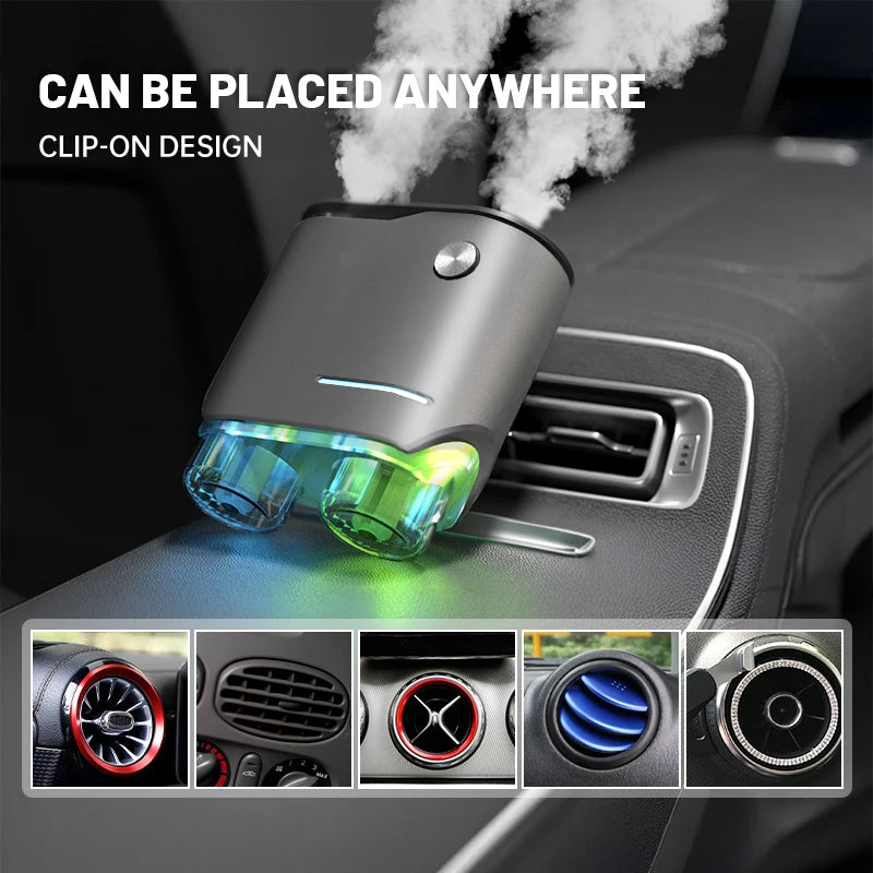 Diffuseur d'air électrique pour voiture, humidificateur d'air pour voiture, aromathérapie, désodorisant pour voiture, accessoires pour voiture