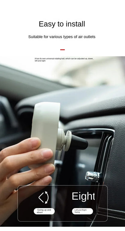 Mini ventilateur de voiture - Refroidissement rapide, économe en énergie, alimenté par USB - Portable, couleurs vives, installation facile