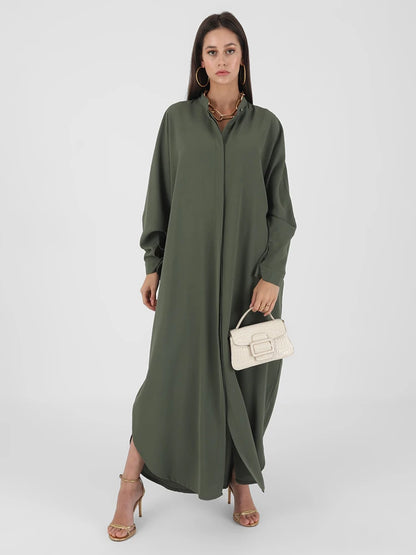 Abaya musulmane de l'Aïd pour femmes, robe de prière élégante fendue, caftan marocain, robes de fête arabes saoudiennes, caftan, abayas du Ramadan