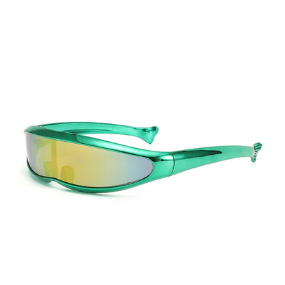 Lunettes de soleil coupe-vent, lunettes de soleil colorées à la mode européenne et américaine, protection des yeux