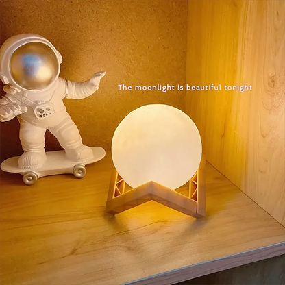 Lampe à LED lumière de lune, Lumière de galaxie, nuit de lune