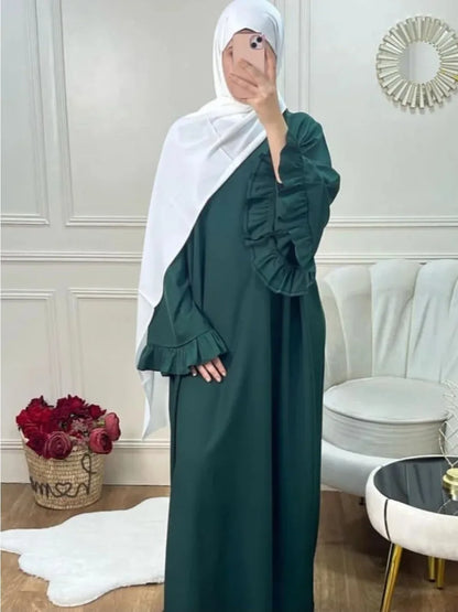 Abaya pour femmes robes Ramadan musulman saoudien arabe longue Robe maroc dubaï Abayas caftan Islam robes Largos 2025 Jalabiya