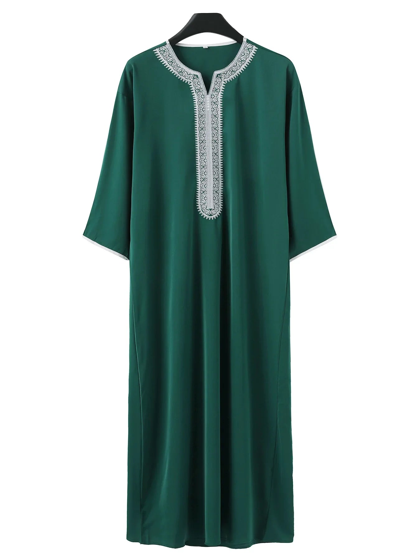 2025 Vêtements musulmans traditionnels pour hommes Eid Moyen-Orient Jubba Thobe Hommes Thobe Robes musulmanes arabes à manches courtes Cadeau pour mari