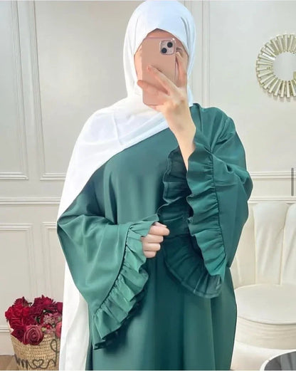 Abaya pour femmes robes Ramadan musulman saoudien arabe longue Robe maroc dubaï Abayas caftan Islam robes Largos 2025 Jalabiya