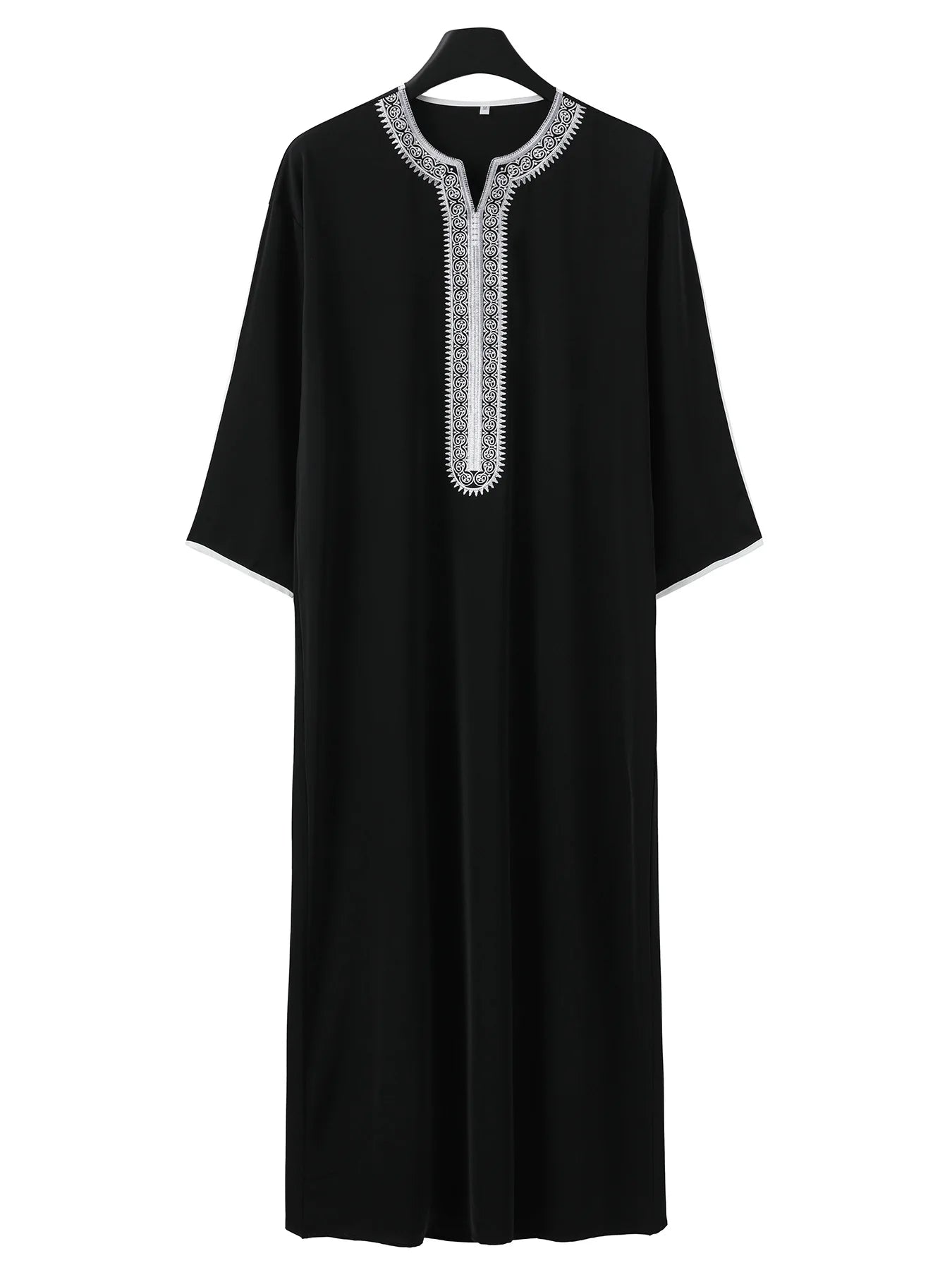 2025 Vêtements musulmans traditionnels pour hommes Eid Moyen-Orient Jubba Thobe Hommes Thobe Robes musulmanes arabes à manches courtes Cadeau pour mari
