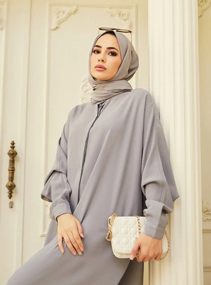 Abaya musulmane de l'Aïd pour femmes, robe de prière élégante fendue, caftan marocain, robes de fête arabes saoudiennes, caftan, abayas du Ramadan