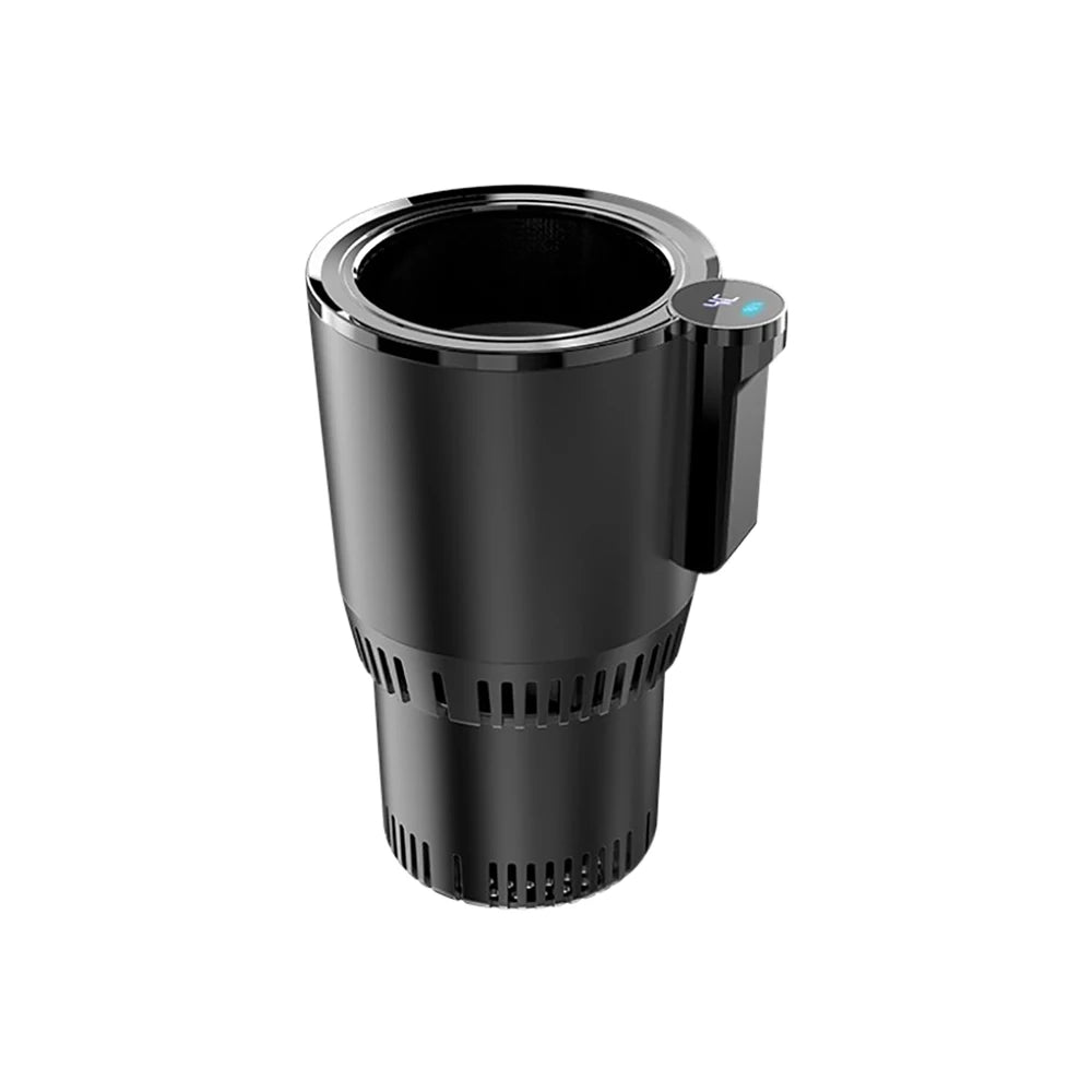 Porte-gobelet 2 en 1 pour voiture intelligente, pour boissons chaudes et froides, pour la maison, réfrigération rapide, refroidissement/chauffage, mini-gobelet à écran tactile