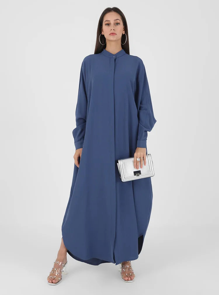 Abaya musulmane de l'Aïd pour femmes, robe de prière élégante fendue, caftan marocain, robes de fête arabes saoudiennes, caftan, abayas du Ramadan