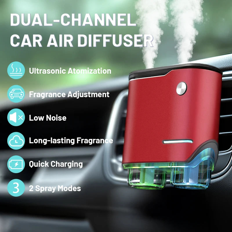 Diffuseur d'air électrique pour voiture, humidificateur d'air pour voiture, aromathérapie, désodorisant pour voiture, accessoires pour voiture