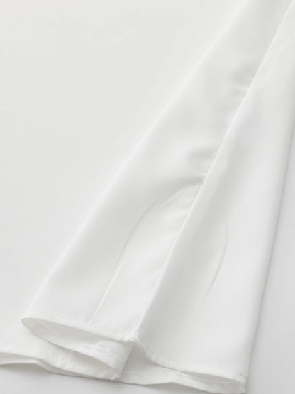 Caftan blanc brodé à manches courtes pour femme, vêtement islamique élégant pour l'été, nouvelle collection 2025