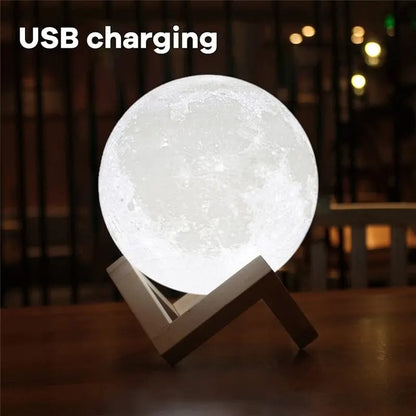 Lampe à LED lumière de lune, Lumière de galaxie, nuit de lune