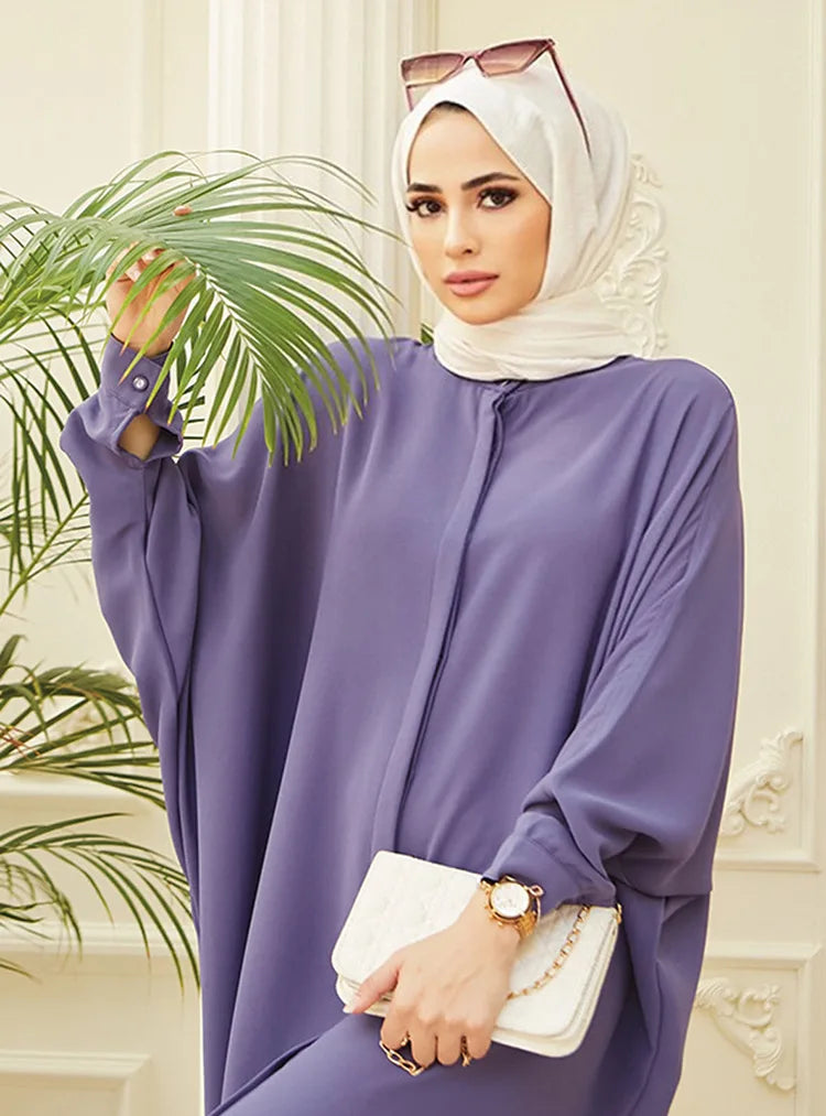 Abaya musulmane de l'Aïd pour femmes, robe de prière élégante fendue, caftan marocain, robes de fête arabes saoudiennes, caftan, abayas du Ramadan