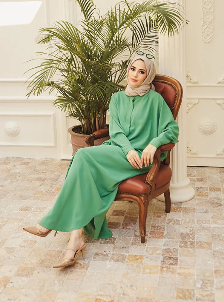 Abaya musulmane de l'Aïd pour femmes, robe de prière élégante fendue, caftan marocain, robes de fête arabes saoudiennes, caftan, abayas du Ramadan