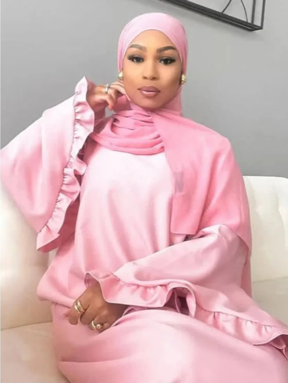 Abaya pour femmes robes Ramadan musulman saoudien arabe longue Robe maroc dubaï Abayas caftan Islam robes Largos 2025 Jalabiya