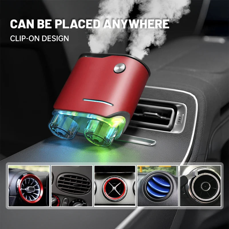 Diffuseur d'air électrique pour voiture, humidificateur d'air pour voiture, aromathérapie, désodorisant pour voiture, accessoires pour voiture