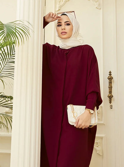Abaya musulmane de l'Aïd pour femmes, robe de prière élégante fendue, caftan marocain, robes de fête arabes saoudiennes, caftan, abayas du Ramadan
