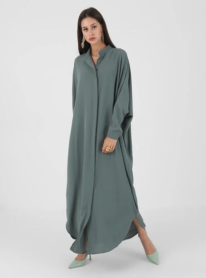 Abaya musulmane de l'Aïd pour femmes, robe de prière élégante fendue, caftan marocain, robes de fête arabes saoudiennes, caftan, abayas du Ramadan