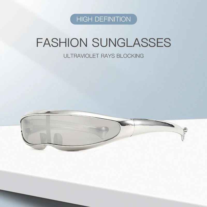 Lunettes de soleil coupe-vent, lunettes de soleil colorées à la mode européenne et américaine, protection des yeux