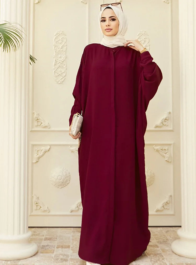Abaya musulmane de l'Aïd pour femmes, robe de prière élégante fendue, caftan marocain, robes de fête arabes saoudiennes, caftan, abayas du Ramadan