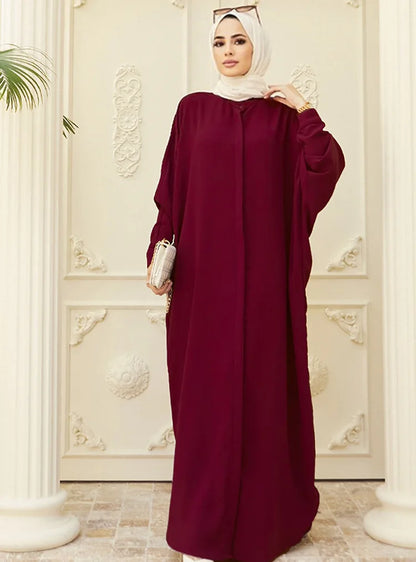 Abaya musulmane de l'Aïd pour femmes, robe de prière élégante fendue, caftan marocain, robes de fête arabes saoudiennes, caftan, abayas du Ramadan
