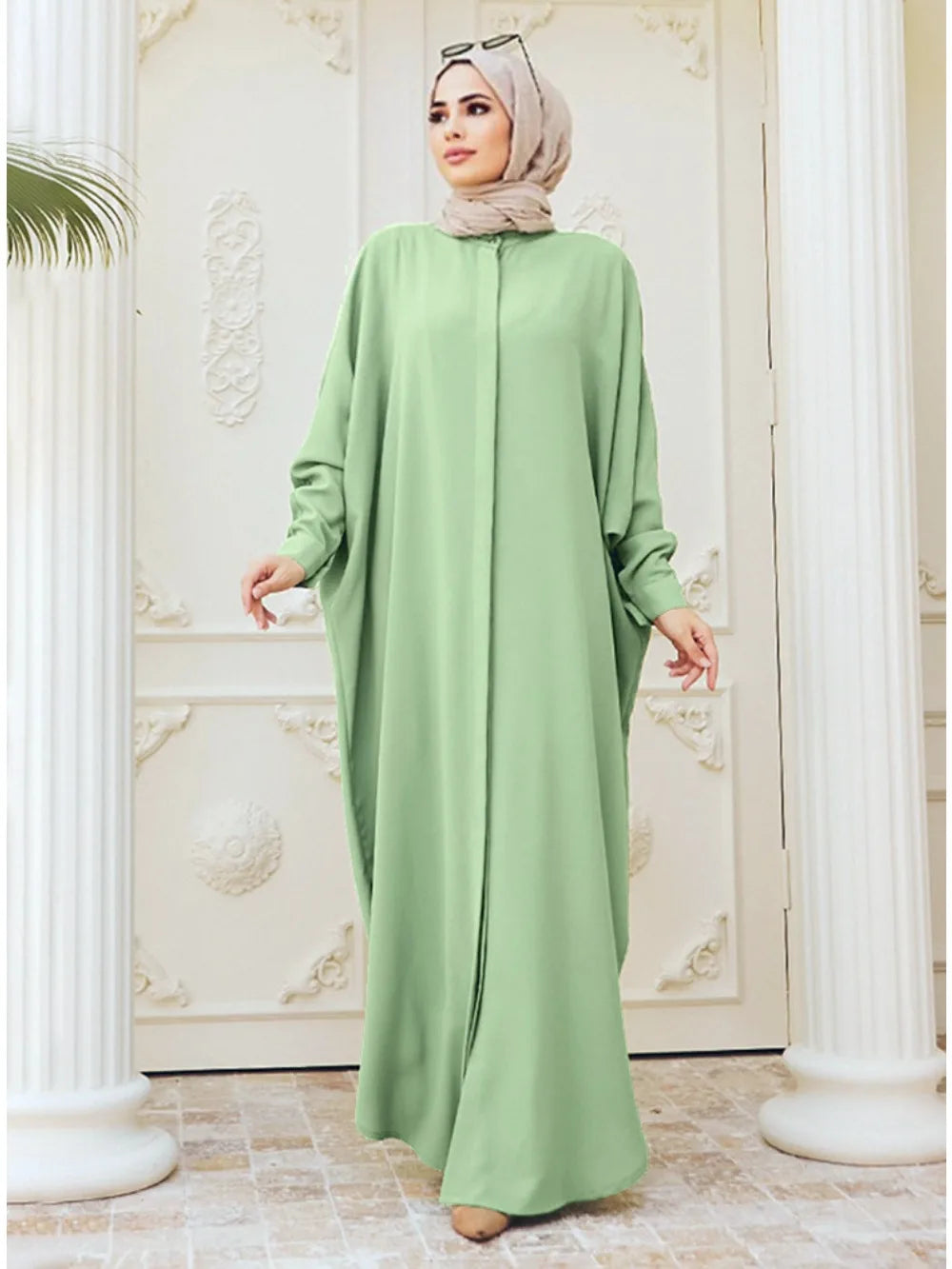 Abaya musulmane de l'Aïd pour femmes, robe de prière élégante fendue, caftan marocain, robes de fête arabes saoudiennes, caftan, abayas du Ramadan