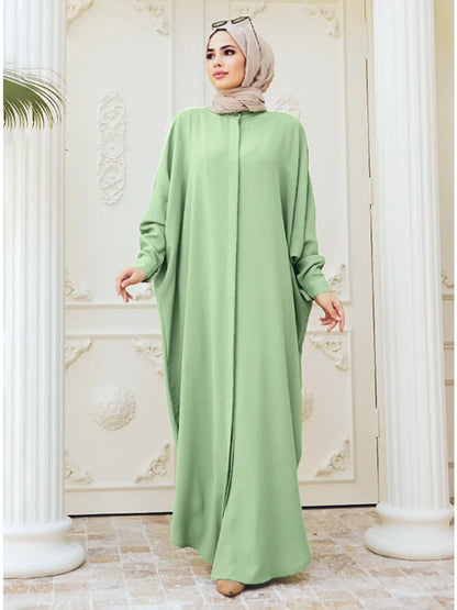 Abaya musulmane de l'Aïd pour femmes, robe de prière élégante fendue, caftan marocain, robes de fête arabes saoudiennes, caftan, abayas du Ramadan