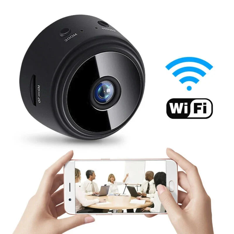 Mini caméra WiFi sans fil, enregistreur vidéo et vocal, surveillance de sécurité, maison intelligente pour nourrissons et animaux domestiques