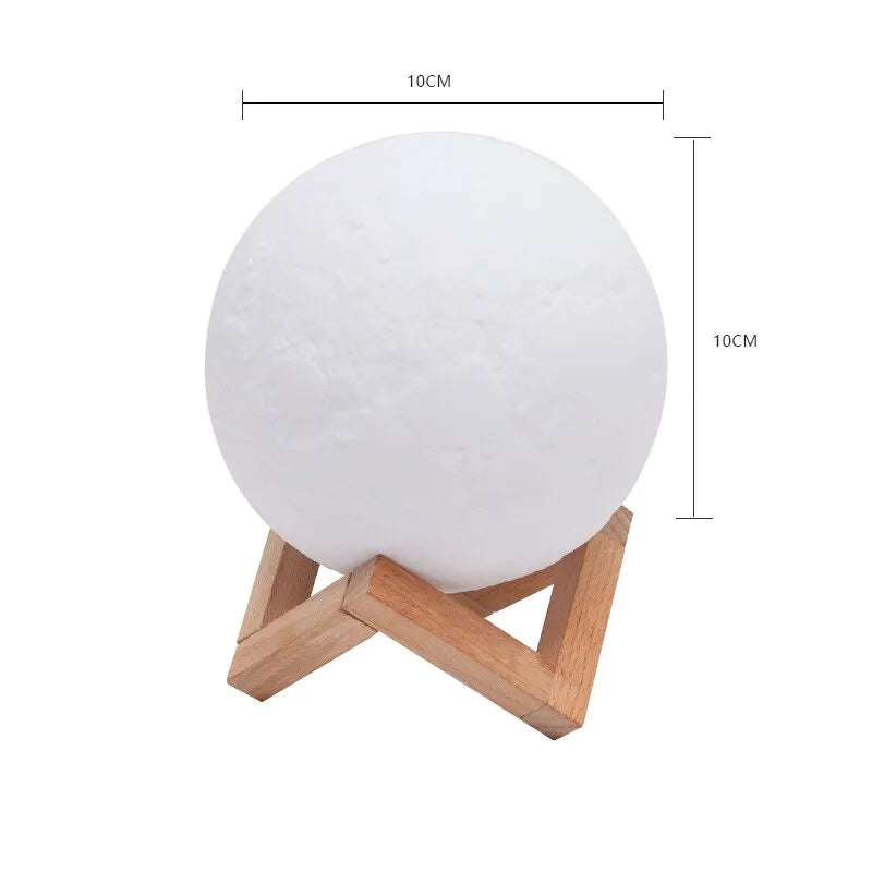 Lampe à LED lumière de lune, Lumière de galaxie, nuit de lune
