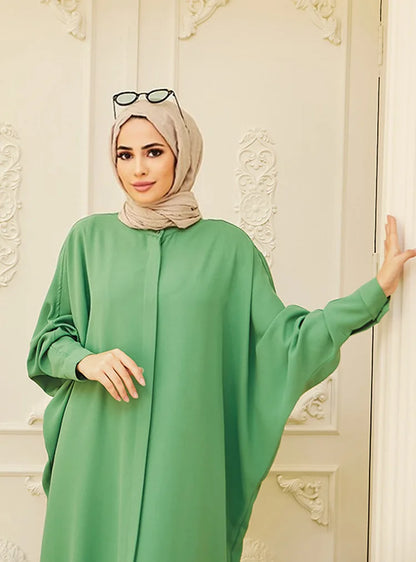 Abaya musulmane de l'Aïd pour femmes, robe de prière élégante fendue, caftan marocain, robes de fête arabes saoudiennes, caftan, abayas du Ramadan