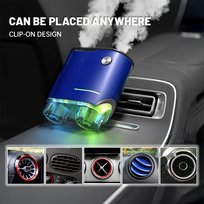 Diffuseur d'air électrique pour voiture, humidificateur d'air pour voiture, aromathérapie, désodorisant pour voiture, accessoires pour voiture