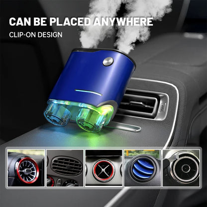 Diffuseur d'air électrique pour voiture, humidificateur d'air pour voiture, aromathérapie, désodorisant pour voiture, accessoires pour voiture