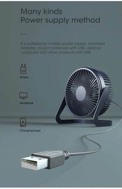 Mini ventilateur portable à pince, chargement USB, silencieux, de bureau, électrique, haute qualité, pour dortoir étudiant, petit format