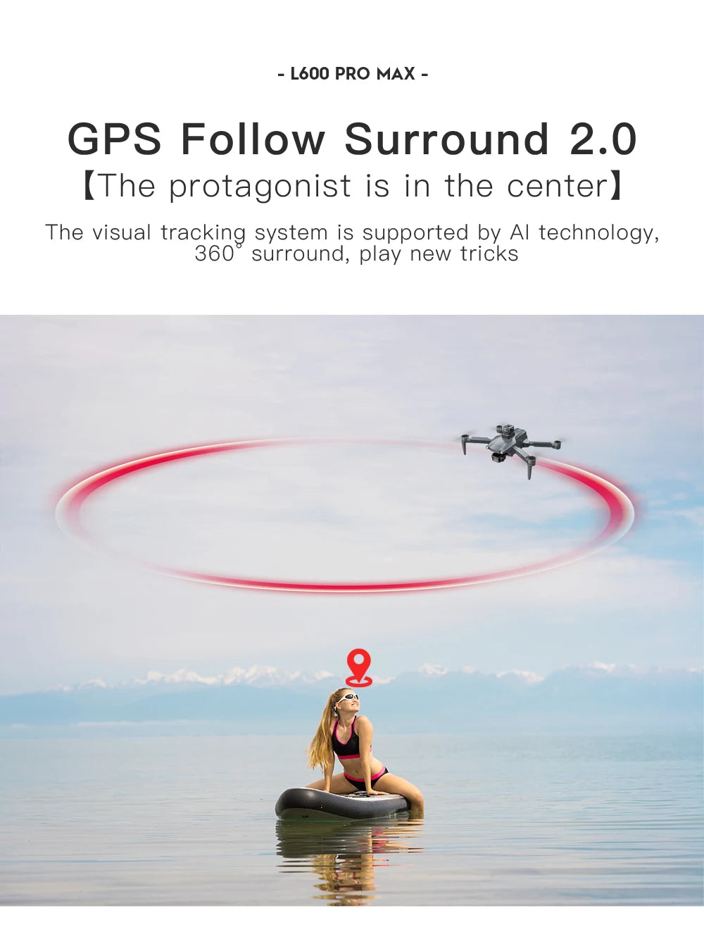 Drone GPS professionnel L600 PRO MAX 4K 3 axes PTZ HD double caméra évitement d'obstacles moteur sans balais 5G WIFI RC Quadcopter