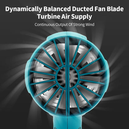 Souffleur électrique sans fil haute puissance, puissant, à main, pour enlever la poussière et la neige, turbine à feuilles, pour Makita 18 V-21 V, sans batterie