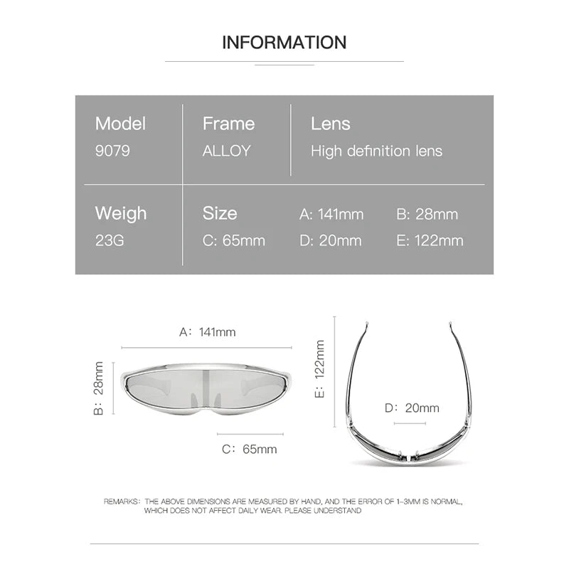 Lunettes de soleil coupe-vent, lunettes de soleil colorées à la mode européenne et américaine, protection des yeux
