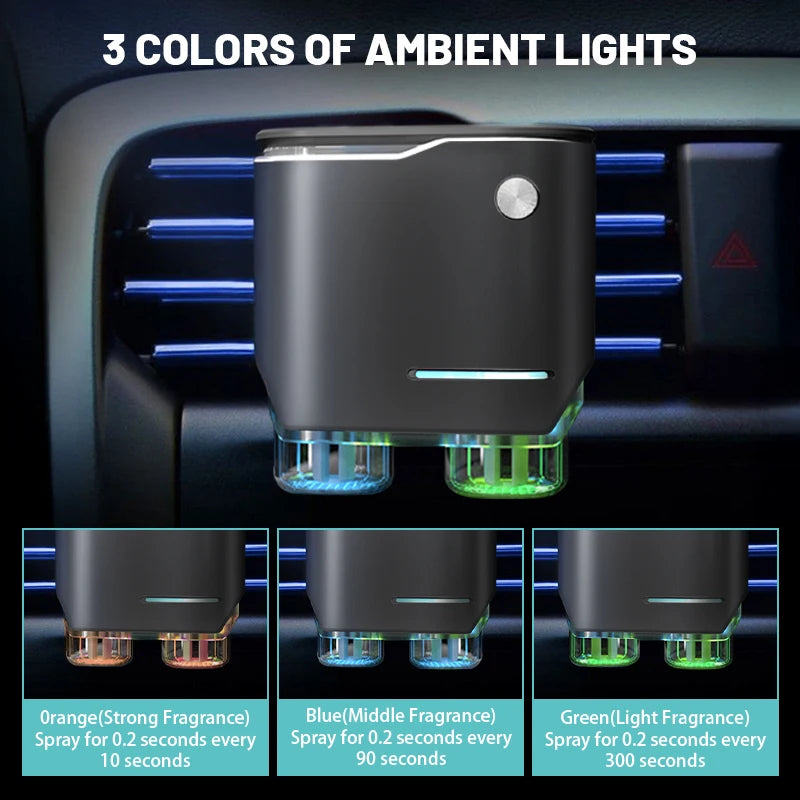 Diffuseur d'air électrique pour voiture, humidificateur d'air pour voiture, aromathérapie, désodorisant pour voiture, accessoires pour voiture