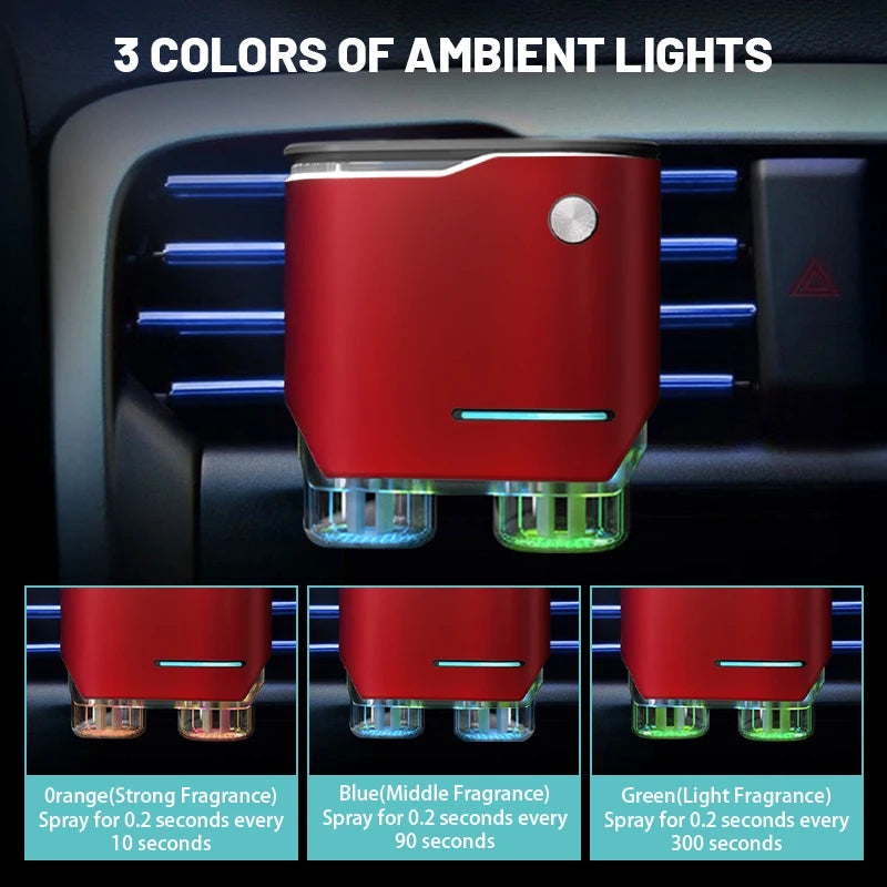 Diffuseur d'air électrique pour voiture, humidificateur d'air pour voiture, aromathérapie, désodorisant pour voiture, accessoires pour voiture