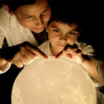 Lampe à LED lumière de lune, Lumière de galaxie, nuit de lune