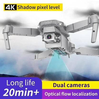 Nouveau drone quadricoptère E88 WIFI FPV 2025 avec caméra grand angle HD 4K, maintien en hauteur, quadricoptère RC pliable