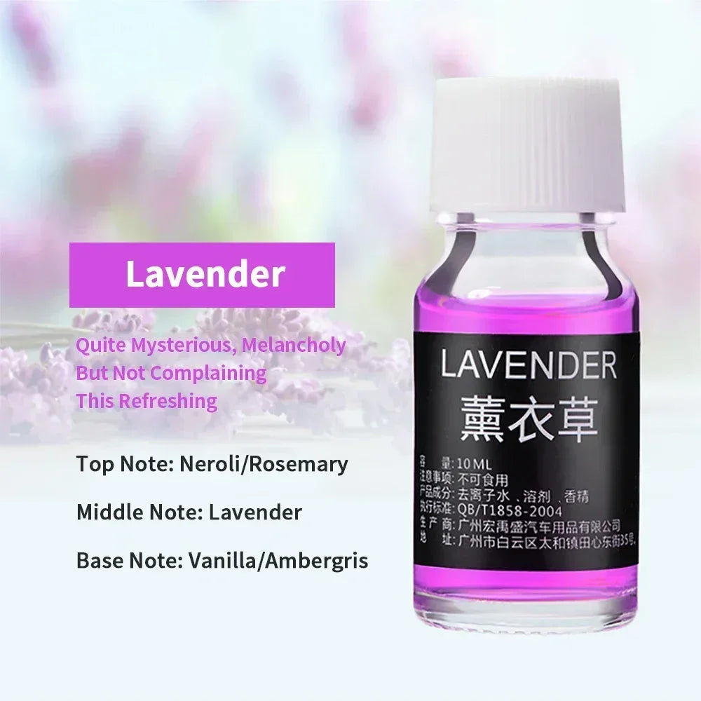 Recharge de parfum pour voiture, désodorisant, diffuseur d'huiles essentielles végétales naturelles, humidificateur, désodorisant