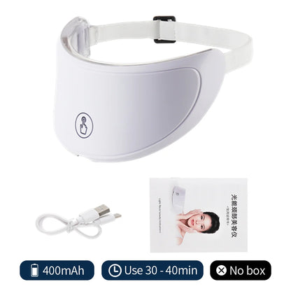 Masque à LED rechargeable 7 couleurs,  Masque de beauté, LED Rajeunissement de la peau, Masque de soins anti-rides
