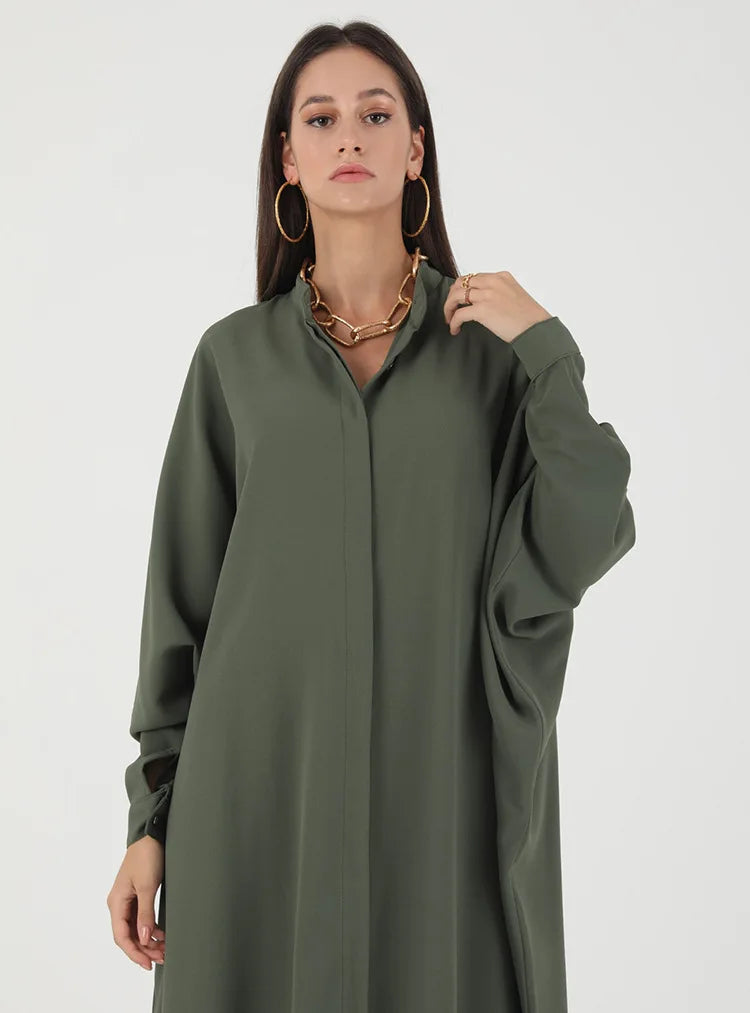 Abaya musulmane de l'Aïd pour femmes, robe de prière élégante fendue, caftan marocain, robes de fête arabes saoudiennes, caftan, abayas du Ramadan