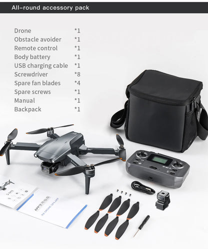 Drone GPS professionnel L600 PRO MAX 4K 3 axes PTZ HD double caméra évitement d'obstacles moteur sans balais 5G WIFI RC Quadcopter