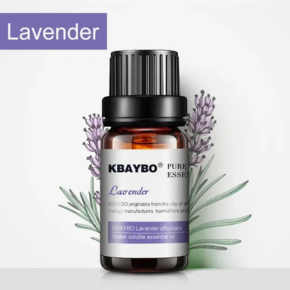 Huiles essentielles pour diffuseur, humidificateur d'huiles essentielles d'aromathérapie, 6 parfums : lavande, arbre à thé, romarin, citronnelle et orange