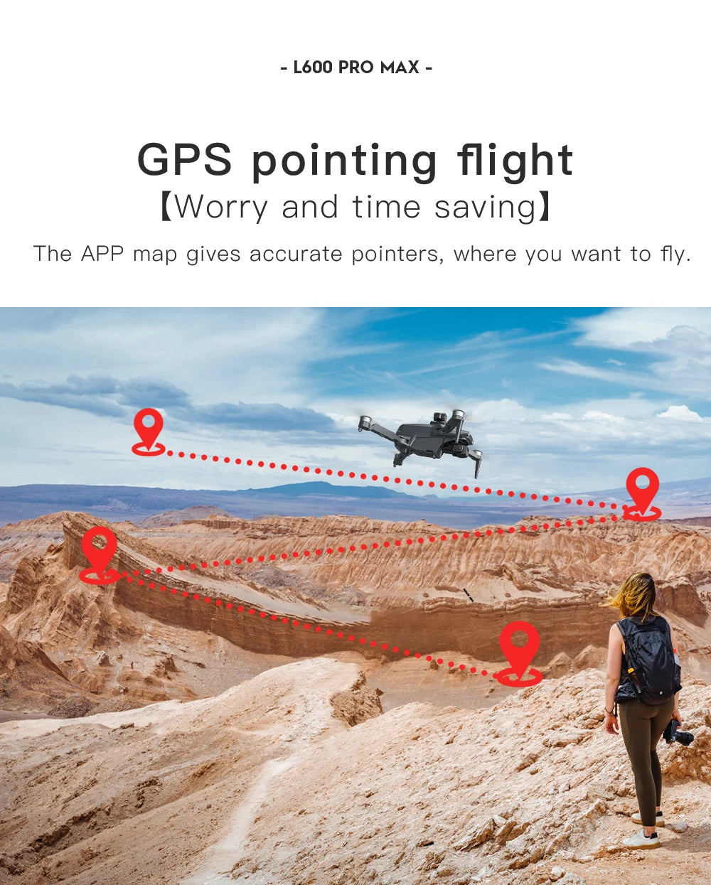 Drone GPS professionnel L600 PRO MAX 4K 3 axes PTZ HD double caméra évitement d'obstacles moteur sans balais 5G WIFI RC Quadcopter