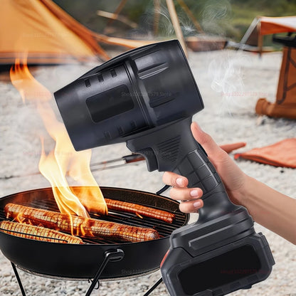 Souffleur d'air électrique sans fil puissant, ventilateur turbo pour nettoyer les feuilles mortes, la neige et le sable, outil électrique portatif (sans batterie)